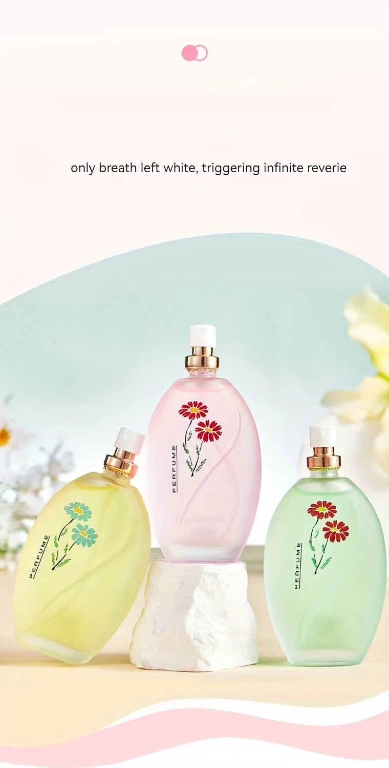 50ml Perfume With Long-lasting Fragrance Fresh And Light Rose And Jasmine Scent Holiday And Birthday Gift For Men And Women