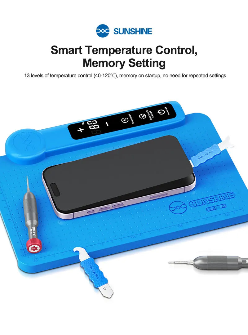 SUNSHINE LS3 SE 11Inch LCD Screen Separator 40-120℃ Heating Plate with Auto Shutdown For Phone LCD Screen Separator Repair Tool