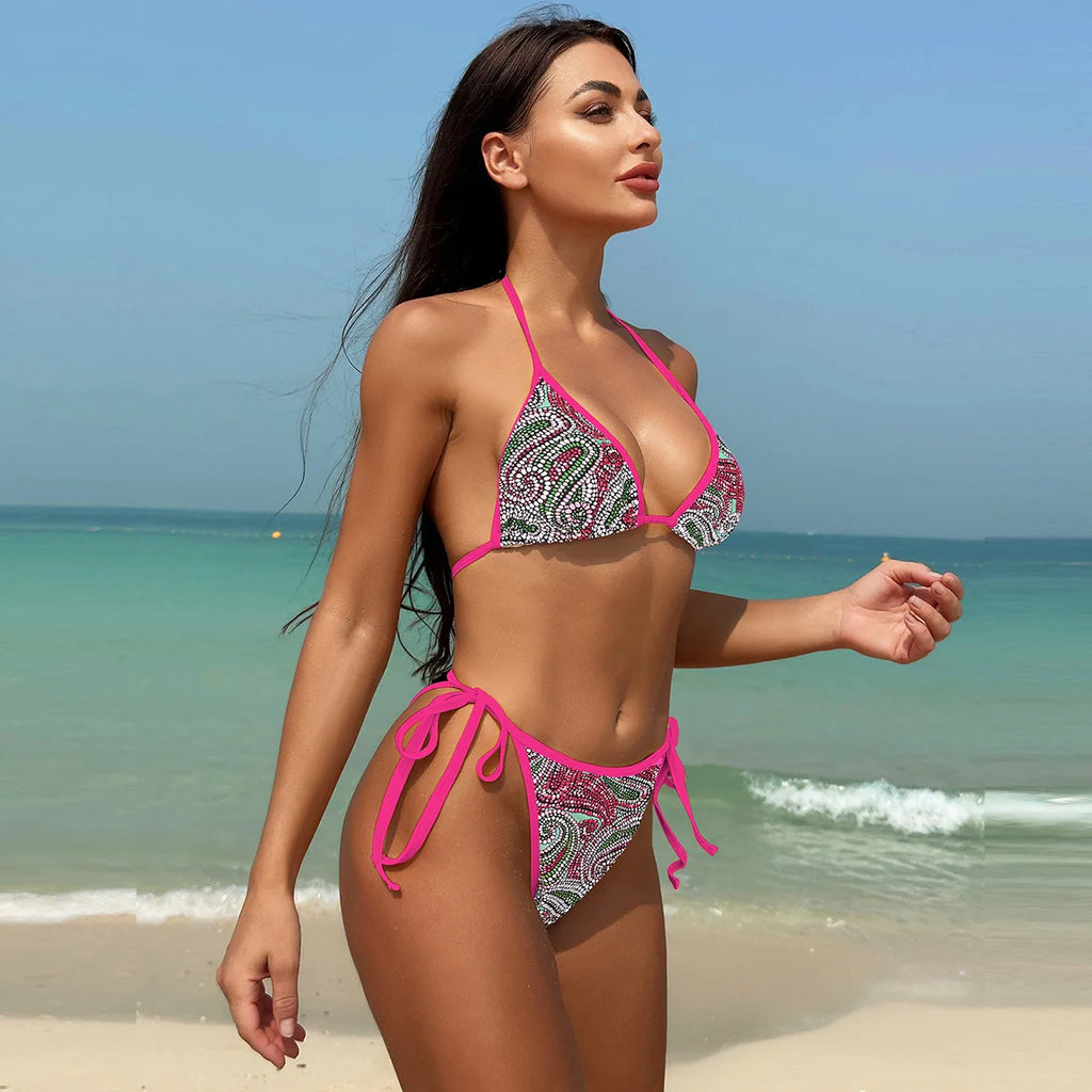 NEW Swimming Suit for Women Female Swimsuit Backless Sexy Bikini Wholesale Bathing Suit Women