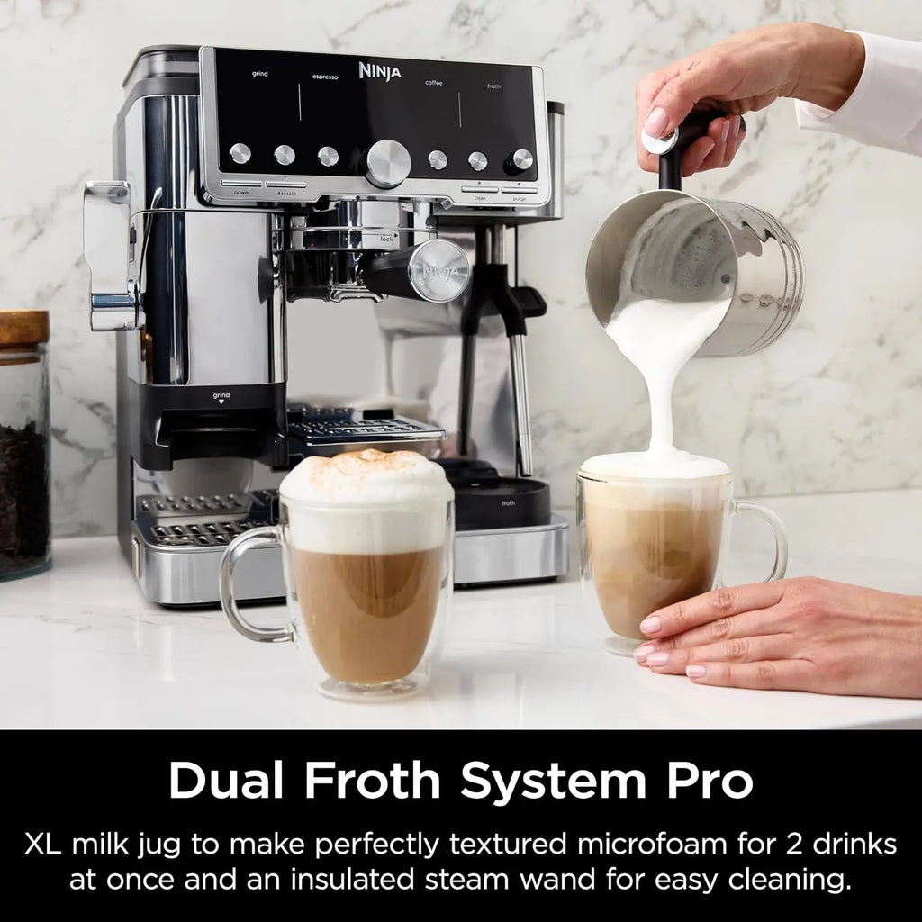 Luxe Café Pro Series, Espresso Machine, Drip Coffee, ES701 (Renewed), Custom