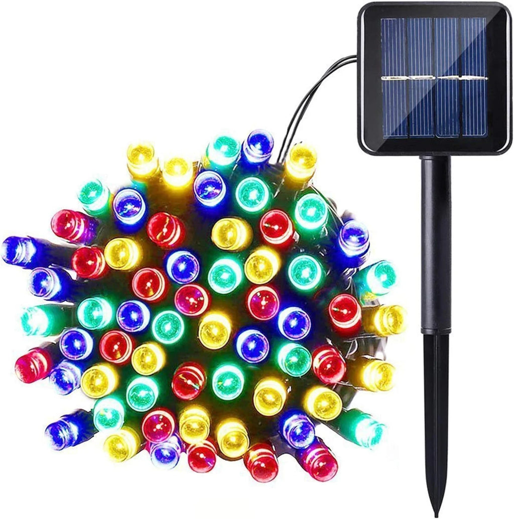 LED Outdoor Led Solar String Lights Fairy Light Solar Powered Garland Lights 8 Mode 22m Garden Wedding Decoration Waterproofn
