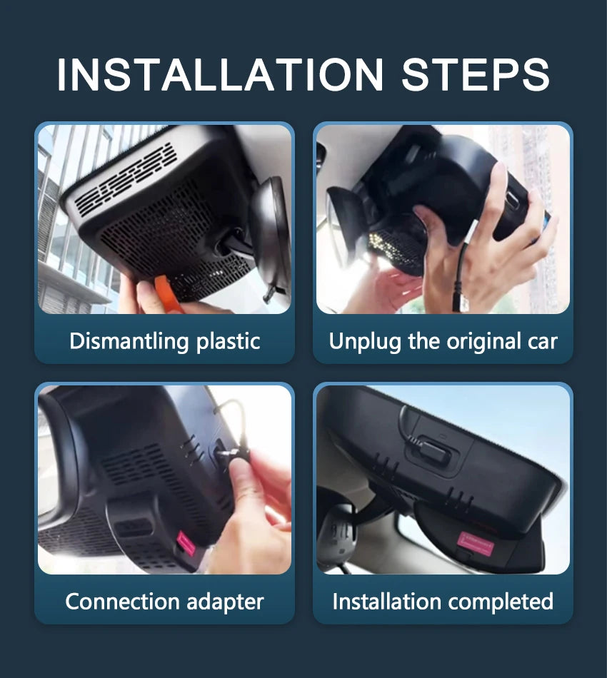New! 4K UHD Plug and Play Car DVR Dash Cam Camera For Omoda 7 Omoda7 2025 2026 2027 Wifi Dashcam Customized Video Recorder
