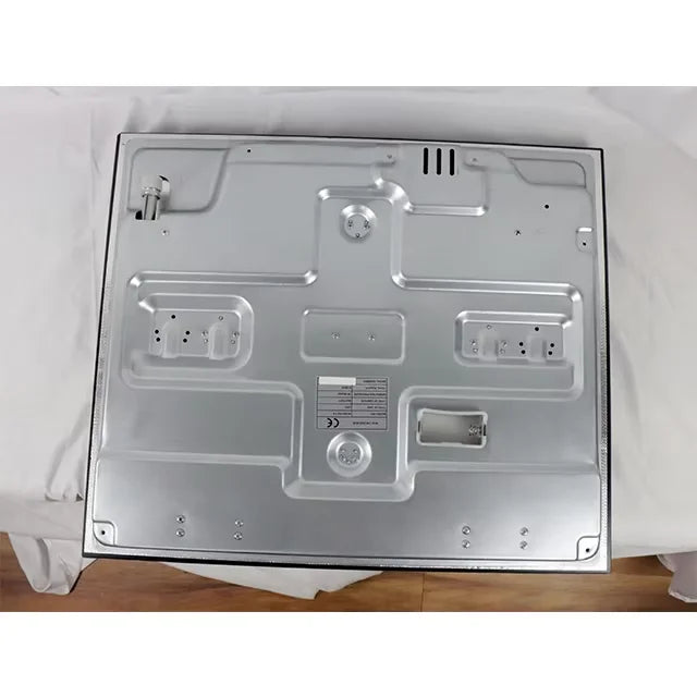 60cm Black Glass Built-in Gas Cooktop with 4 Burners Electric Ignition for LPG Natural Gas for Household Cooker Iron Material