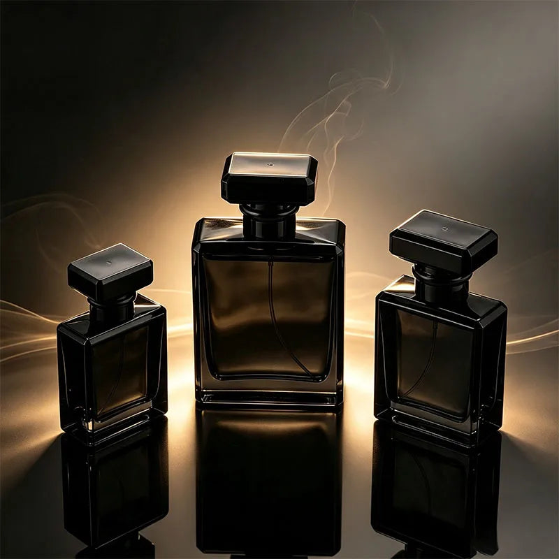 5/10PCS 30/50/100ml Empty Bright Black Perfume Glass Spray Bottle Cosmetic High-end Portable Container Makeup Fine Mist Atomizer
