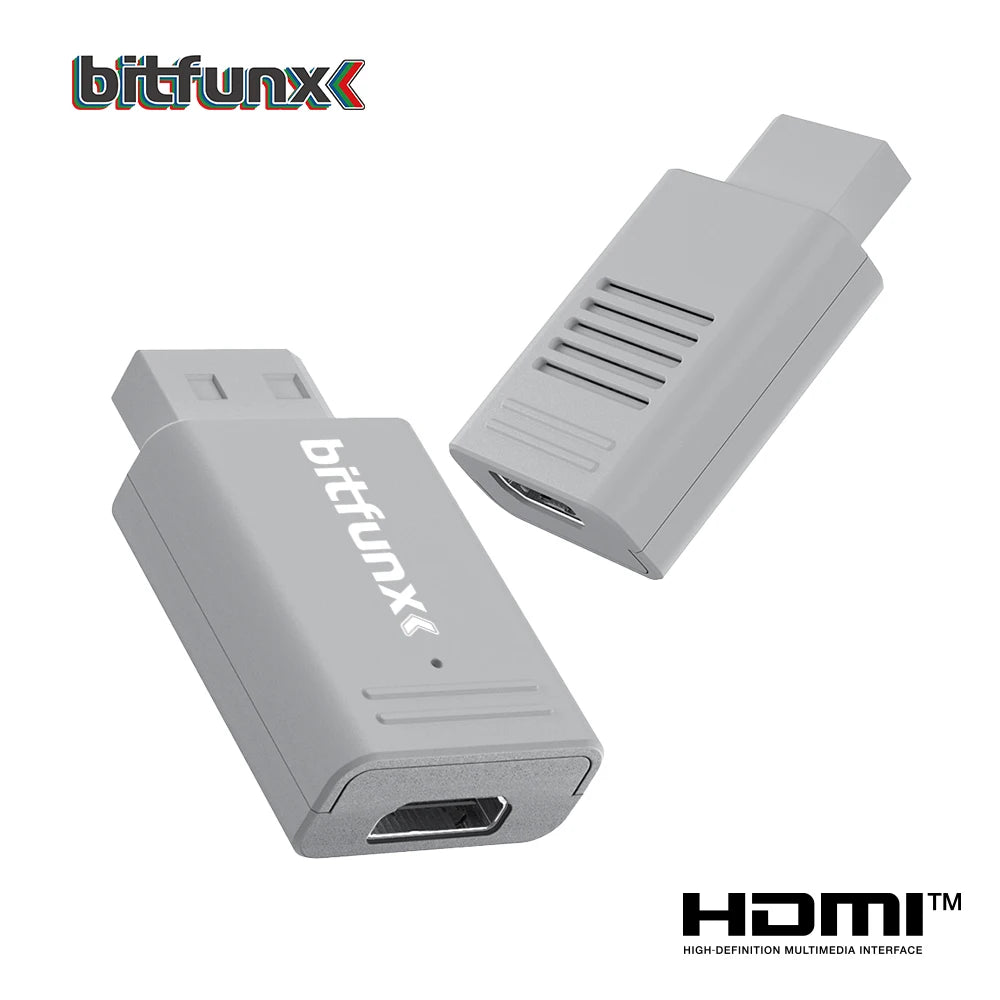 Bitfunx Mini Video Audio Adapter YPBPR to HDMI™ Converter for PAL NTSC Wii Game Console Plug and Play
