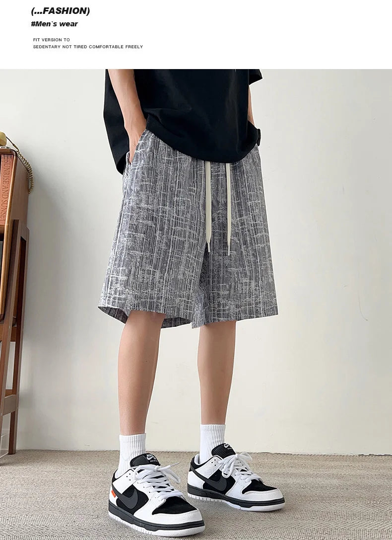 Laege Size 8xl Shorts Men 7xl 6xl 5xl Summer Oversized Sweatpants Sprots Short Pants Printed Streetwear Loose Casual Shorts Male