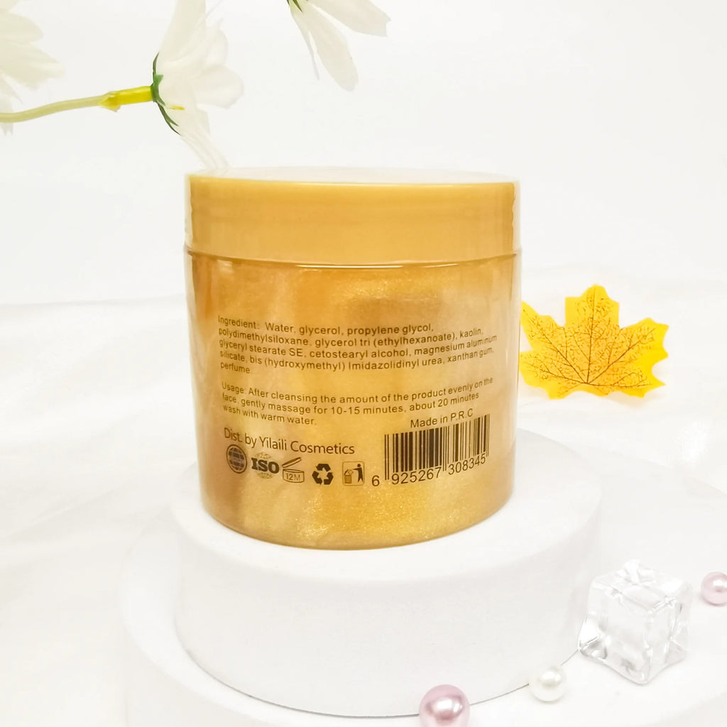 250g 24K Gold Collagen Repair Sleeping Facial Mask for Firming, Hydration, and Moisturizing Face Cream Apply-on Mask Skincare