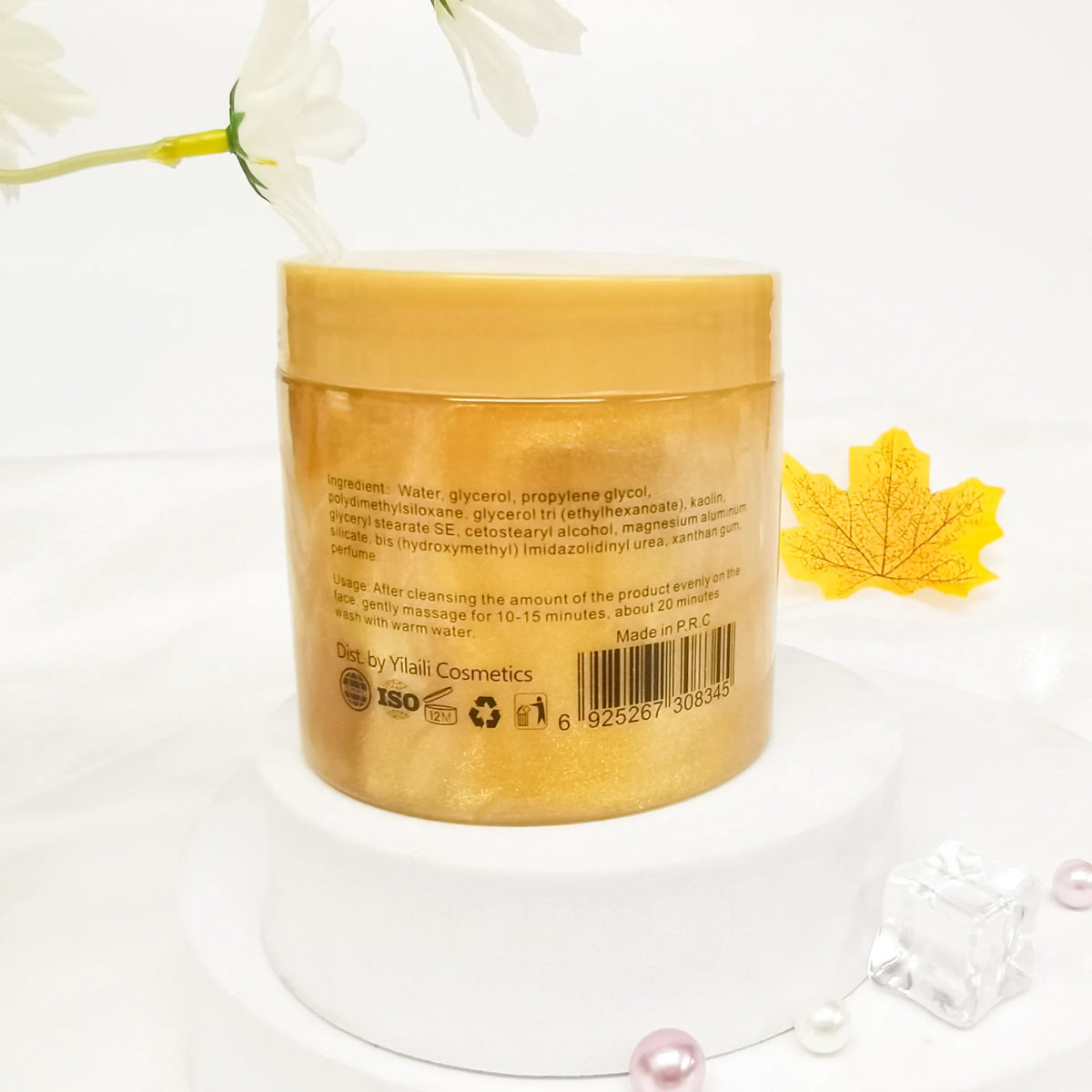 250g 24K Gold Collagen Repair Sleeping Facial Mask for Firming, Hydration, and Moisturizing Face Cream Apply-on Mask Skincare