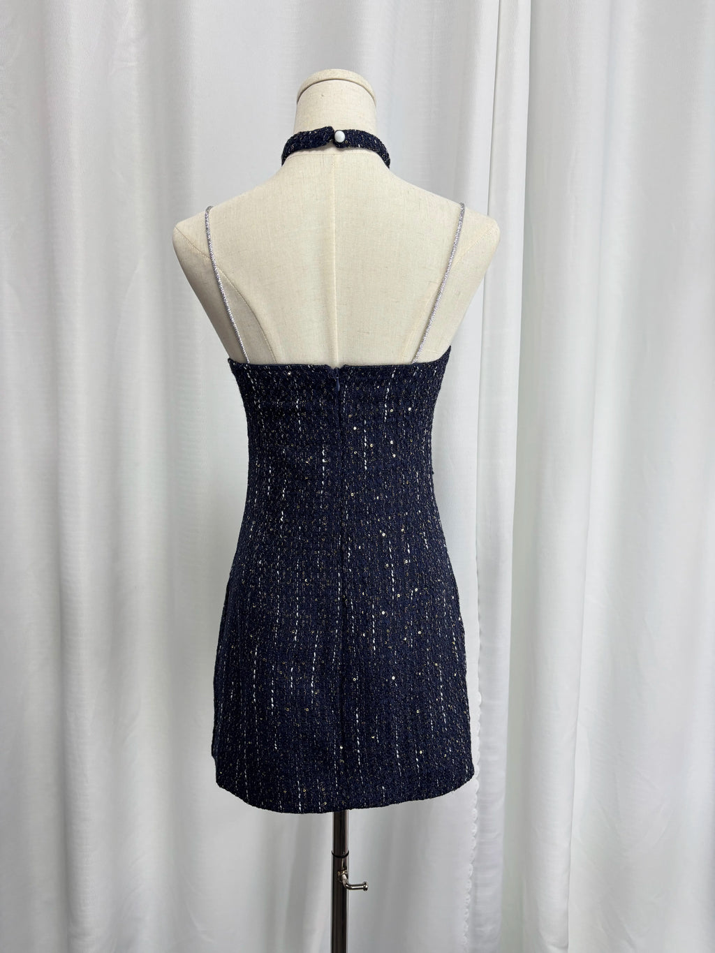 Real Shot Women's Luxury Sequin Sling Dress 2025 Fall New Chic Bodycon Mini Dress Sexy Lace Patchwork Waist Cinched Party Dress