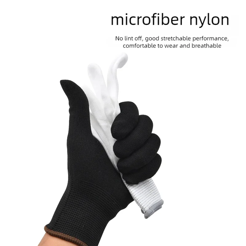 ALIWRAP 5/10Pairs Vinyl Car Wrap Gloves Window Tinting Film Application Protect Tool Nylon Anti-Static Wrapping Tint Work Gloves