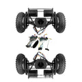 Four-wheel Drive Electric Skateboard Skateboard Belt Drive Frame Longboard Mountain Board 11-inch Bracket 8-inch Tire Double
