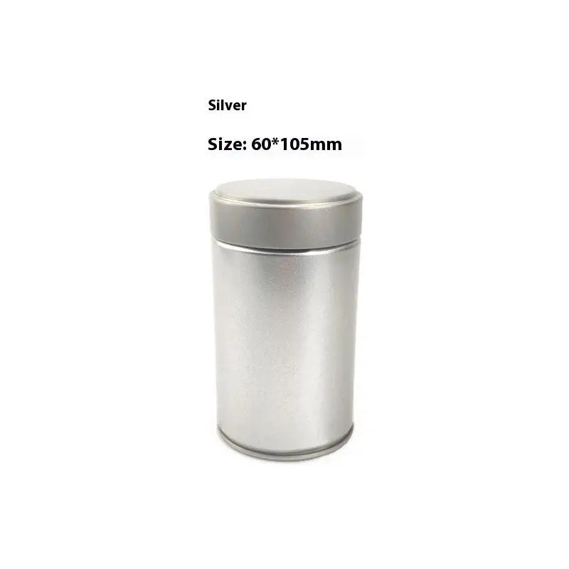 1 Pcs Portable Mini Matcha Powder Can Thick Tinplate Tea Sealed Jar Spice Storage Box Container Box Kitchen Gadgets Household