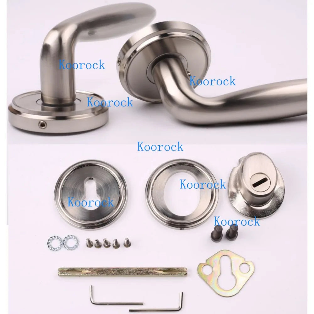 High Security Stainless Steel Israeli Lock and Handle with Four-way Locking box Design - 9065 lock body
