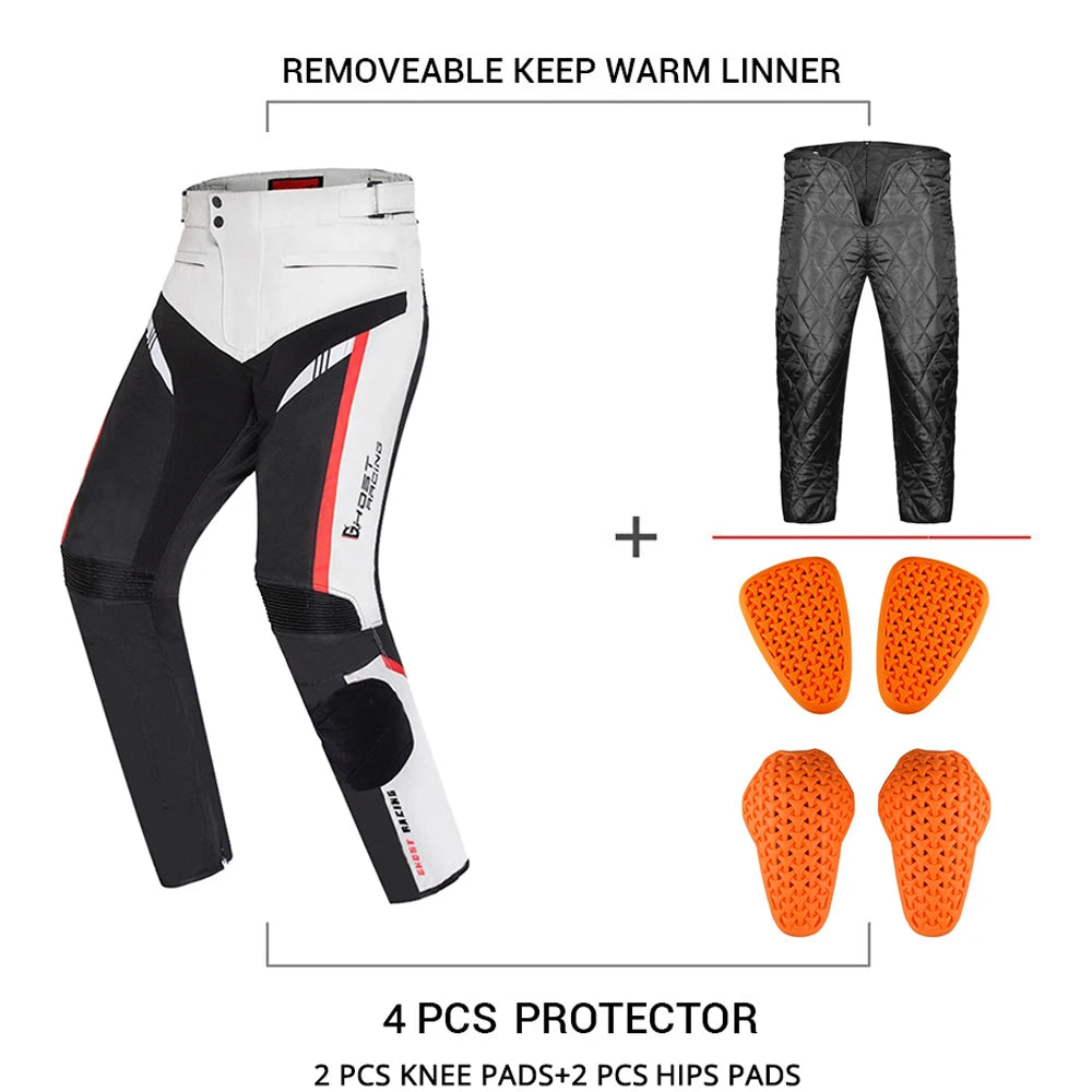 Winter Motorcycle Jacket Cold-proof Waterproof Motocross Jacket Men's Chaqueta Moto Protective Gear Motorbike Riding Jacket