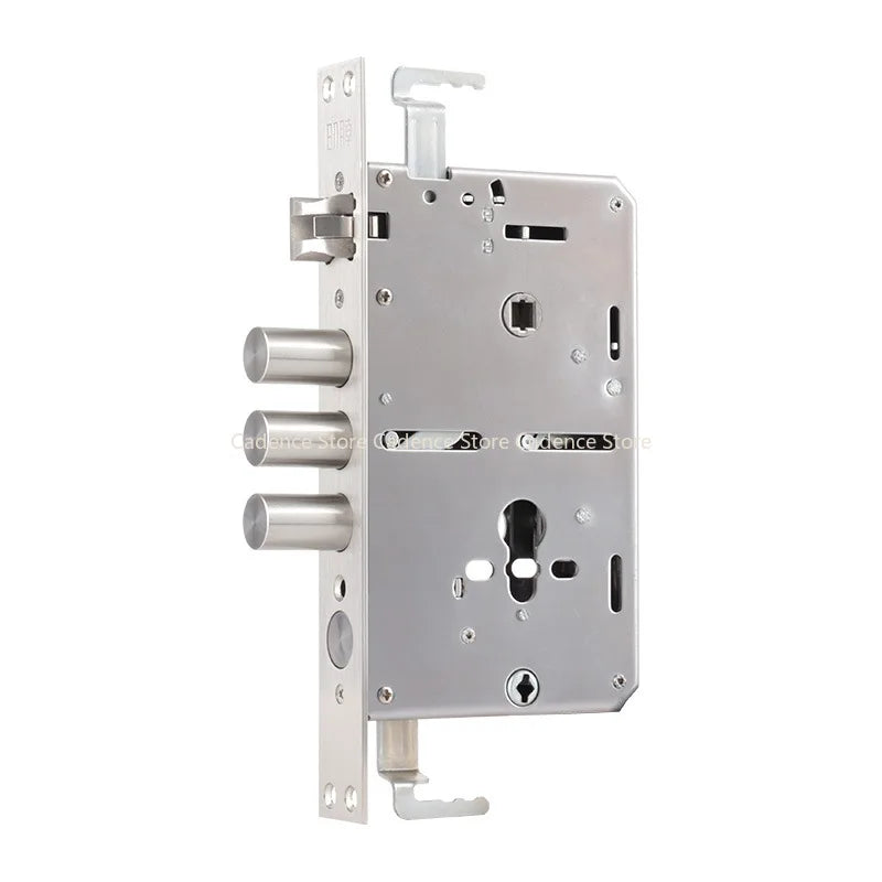 24x240 6068 Security Door Lock Body 304 Stainless Steel Internal Gear Structure Anti Stuck For Smart Fingerprint Lock