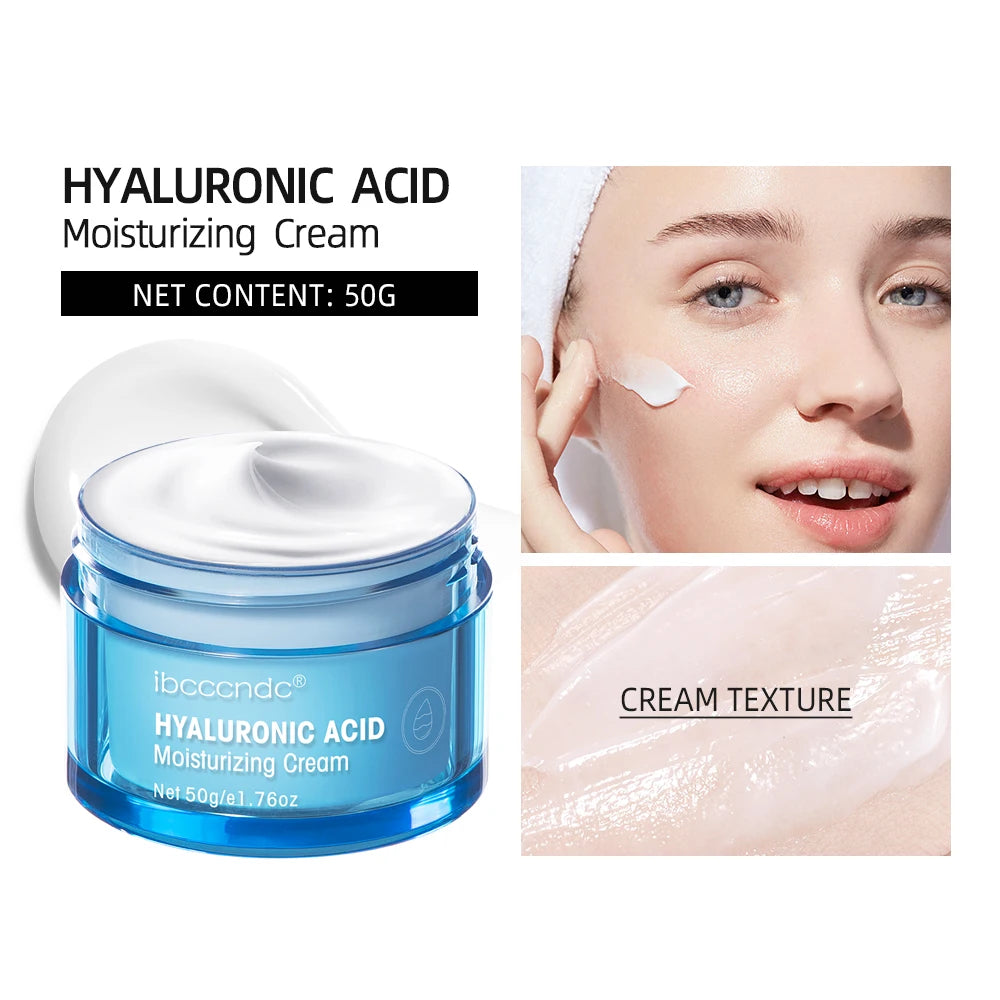 Long-lasting Hydration Facial Cream Deeply Nourishing Smoothing Face Skin Care Cream Reduce Fine Lines Makeup Products