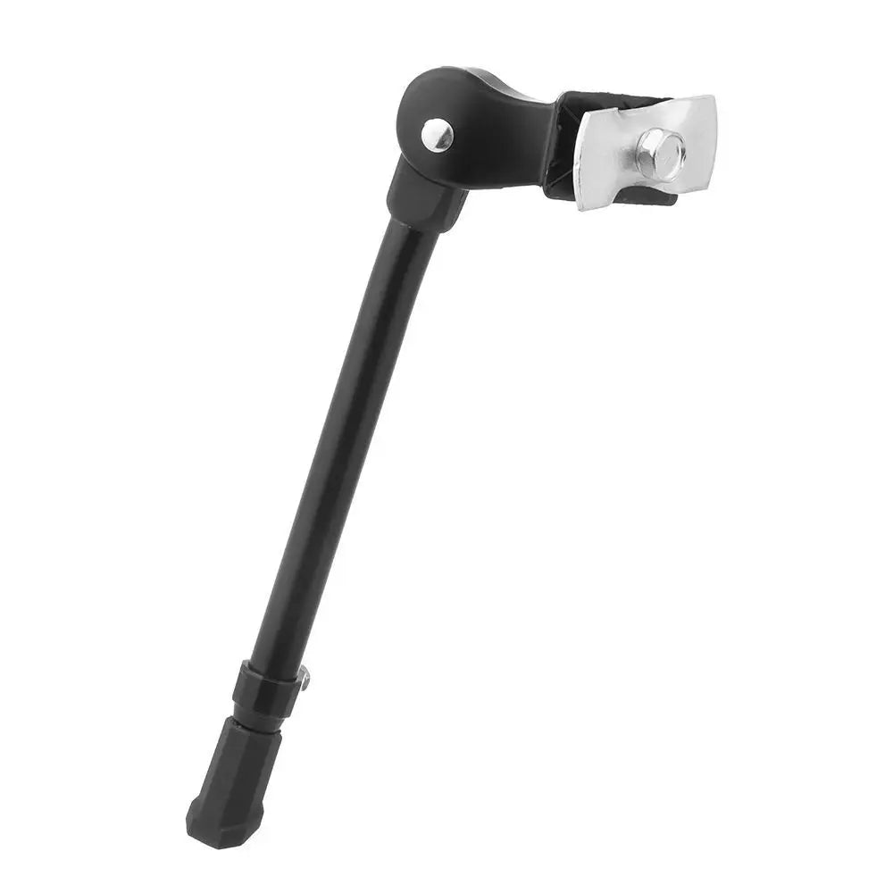 Adjustable Bike Kick Stand Heavy Duty Alloy Foot for Mountain Sports Bicycle Prop Black/Silver