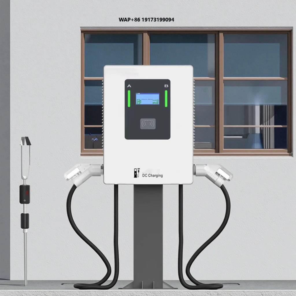 40KW DC Fast Charging Pile Electric Car DC EV Charger Station With Double  for Commercial and Industrial CCS2 With OCPP1.6J