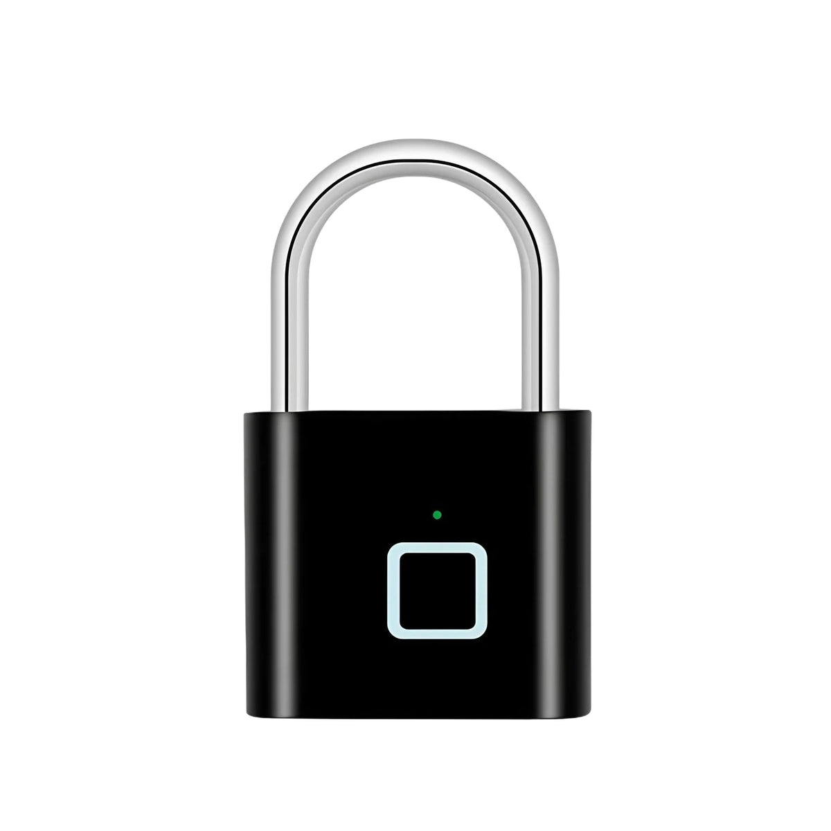 Keyless USB Charging Fingerprint Lock Smart Padlock Waterproof Door Lock 0.2sec Unlock Portable Anti-theft Padlock Zinc