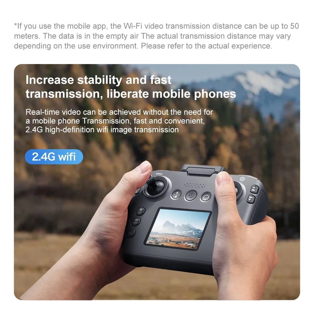Original MINI V666 Drone 4K Professional WIFI 5G Dron Obstacle Avoidance Brushless Altitude Headless Mode RC Quadcopter Toys