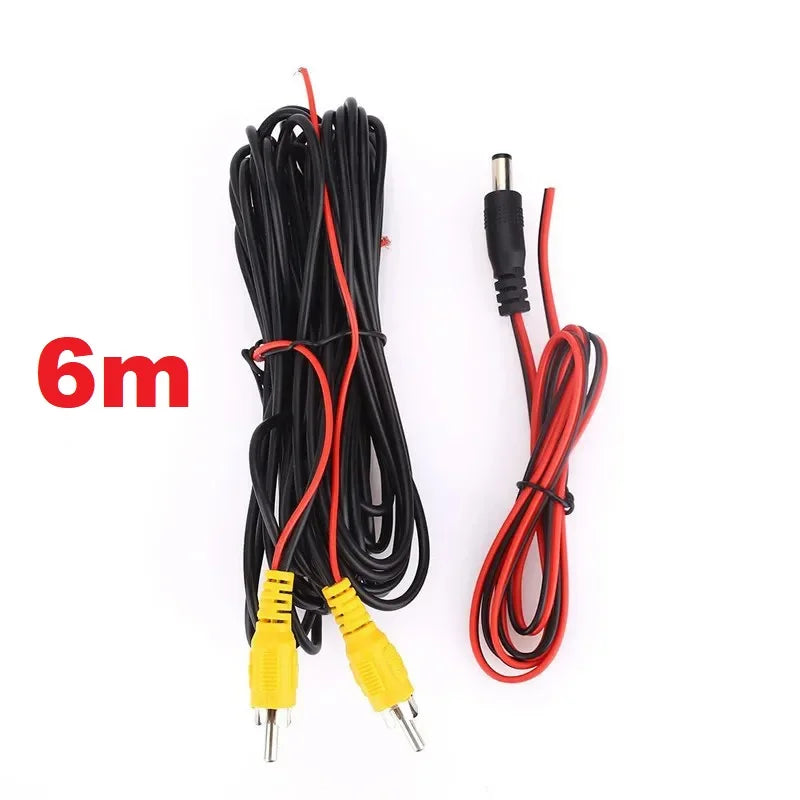 RCA AV Car Rear View Reverse Backup Camera Waterproof IR Night Vision CMOS