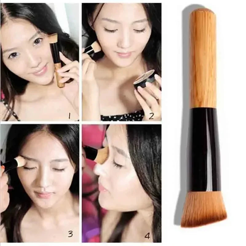 Foundation Brush Makeup Brushes Synthetic Hair Liquid Blending Mineral Powder Loose Powder Cosmetics 1pcs