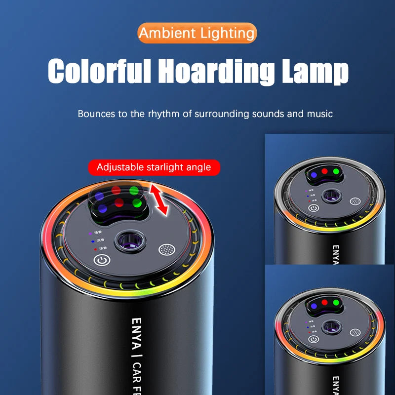 Car Perfume 3 in 1 Color Air Freshener Essential Oil Fragrance Diffuser Smell Distributor USB Aromatherapy Scent Air Refresher