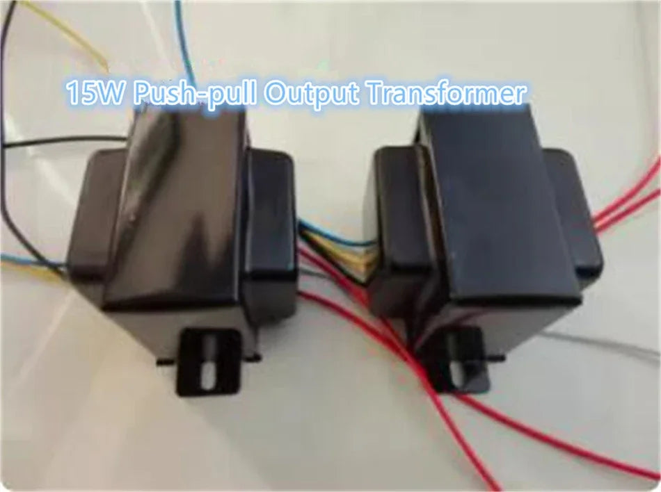 1PCS 6P1 6P6 6P14 6P15 EL84 Vacuum Tube Amplifier Push-pull Output Transformer 15W,8K or 10K Can Be Selected, Audio Components