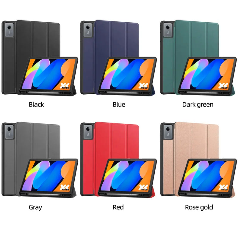 Coque For Lenovo Idea Tab 11 TB336FU Case With Pen Holder Magnetic Leather Fold Smart Cover For Xiaoxin Pad 11 2025 TB335FC Case
