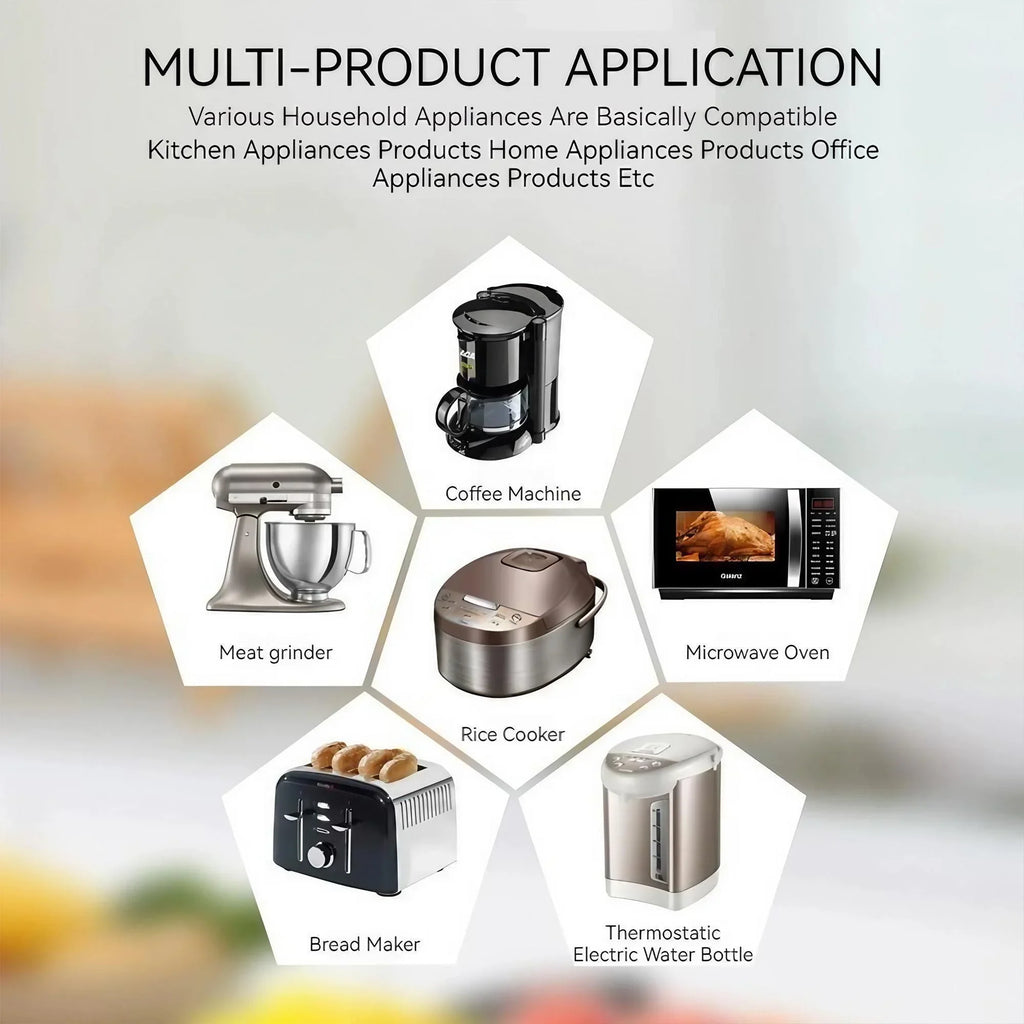 Kitchen Cable Organizer Wire Management System Countertop Plug Storage Solution Neat and Tidy Cable Holder