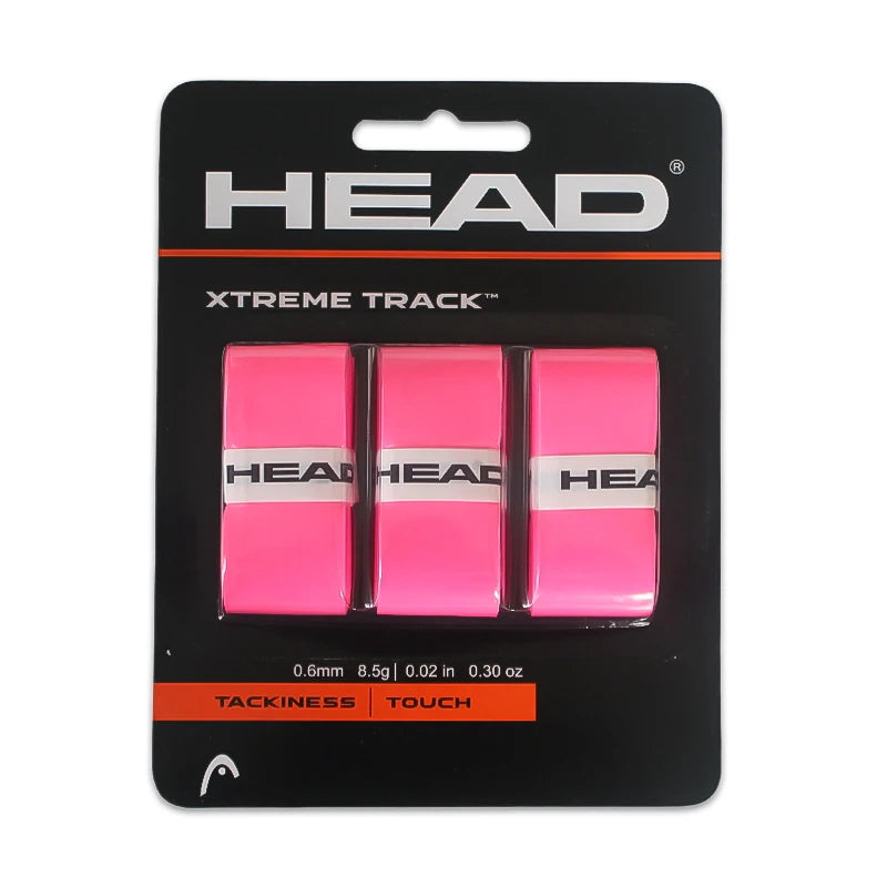 3pcs HEAD Tennis Racket Overgrip Sweat Band Absorption Grip PU Badminton Racket Handle Grip Tennis Griptape Padel Racket Grip