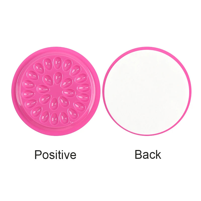 100pc Eyelash Glue Holder Tray Pad Lash Extension Adhesive Stand Base Gasket Tattoo Pigment Pallet Eyelashes Lifting Makeup Tool
