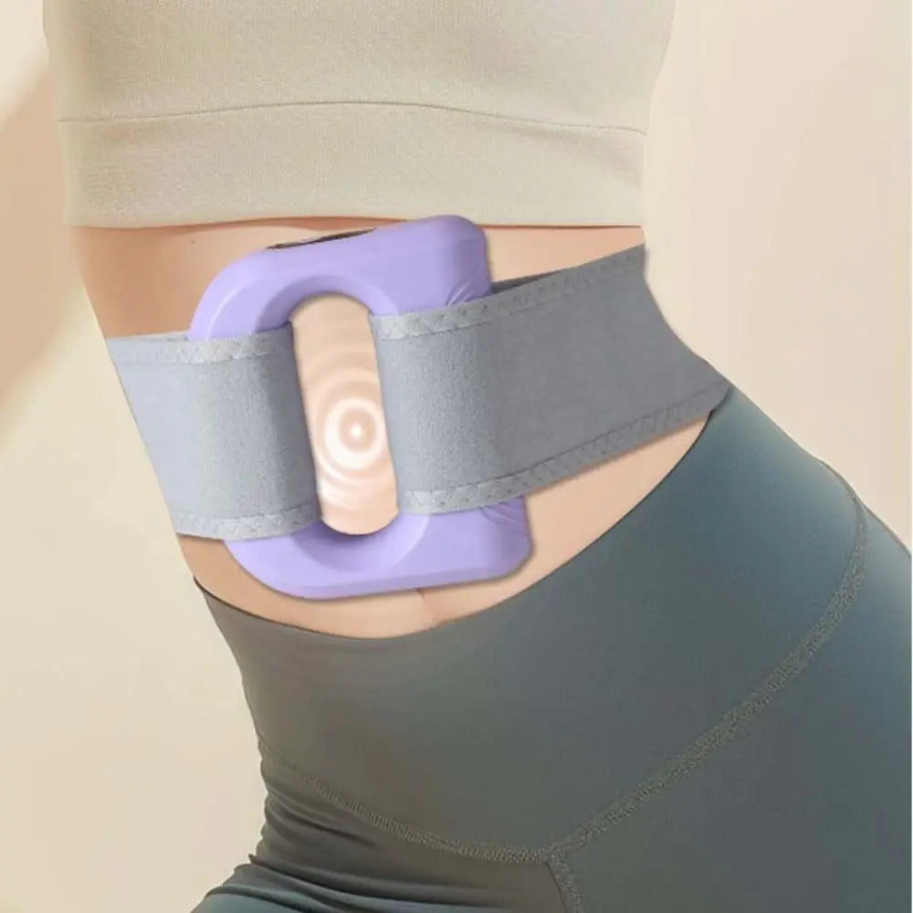 Portable Electric Fascia Massage Ring Adjustable Speed Fat Burning Electric Body Slimming Machine Compact Size with Belt