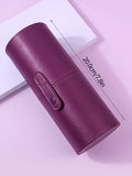 Travel PU Leather Makeup Brush Tools Holder Cosmetic Pens Storage Cup Case Box Portable Makeup Tool Organizer