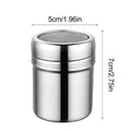 S/M/L Powder Sprinkler Bottle Stainless Steel Flour Sifter And Shaker Bottle Kitchen Gadgets Powder Shaker For Salt Sugar Cocoa
