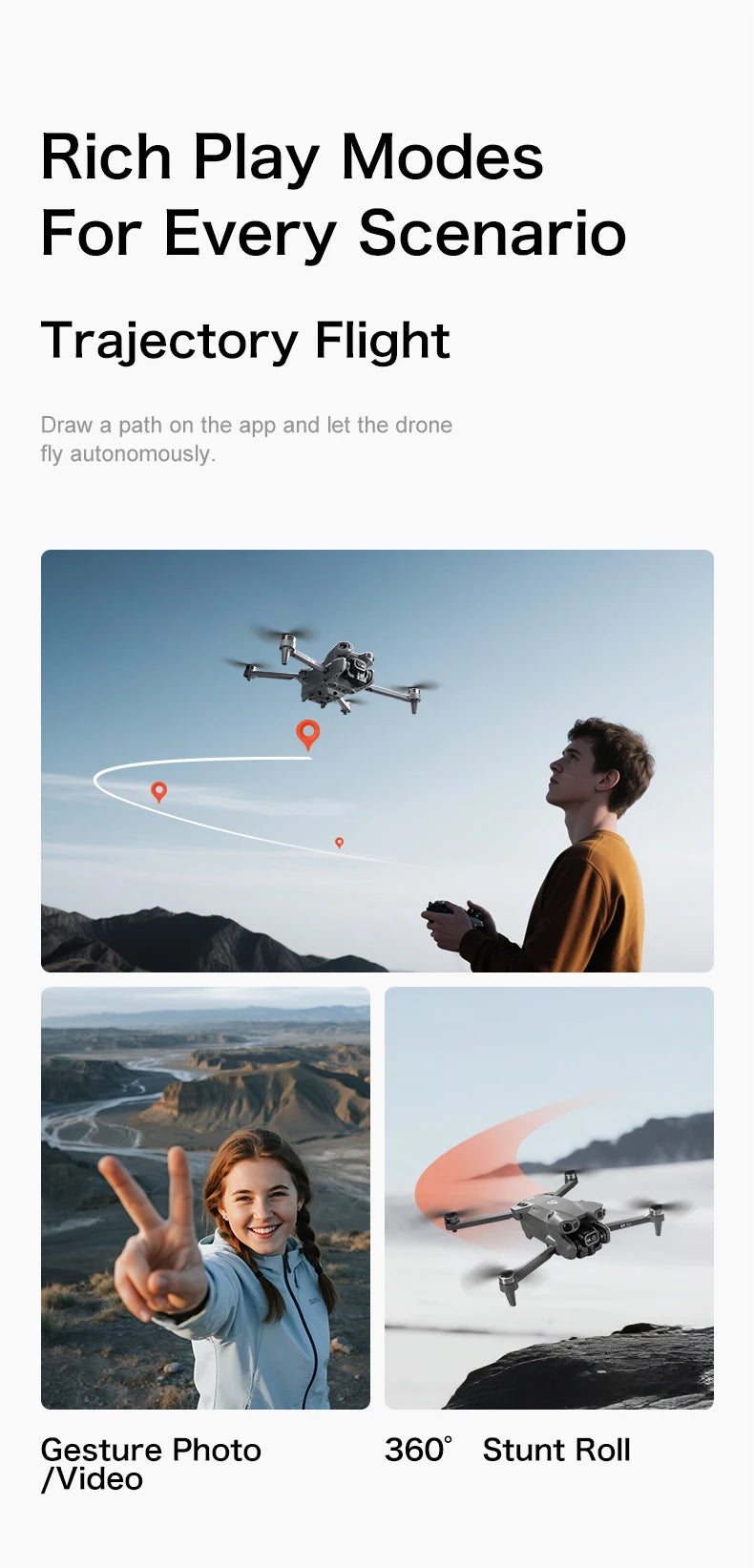 Original GT50 Drone GPS Professional 8K HD Camera 5G Brushless Motor Aerial Photography Optical Flow with screen RC Quadcopter