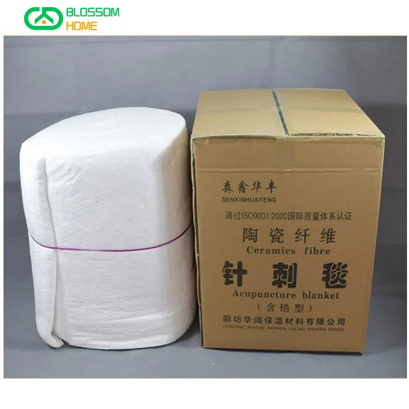 NEW 1650℃ High Temperature Resistance Zirconium Bearing Ceramic Fiber Blanket Fire Resistant Insulation Cotton 50mm 60mm Thick
