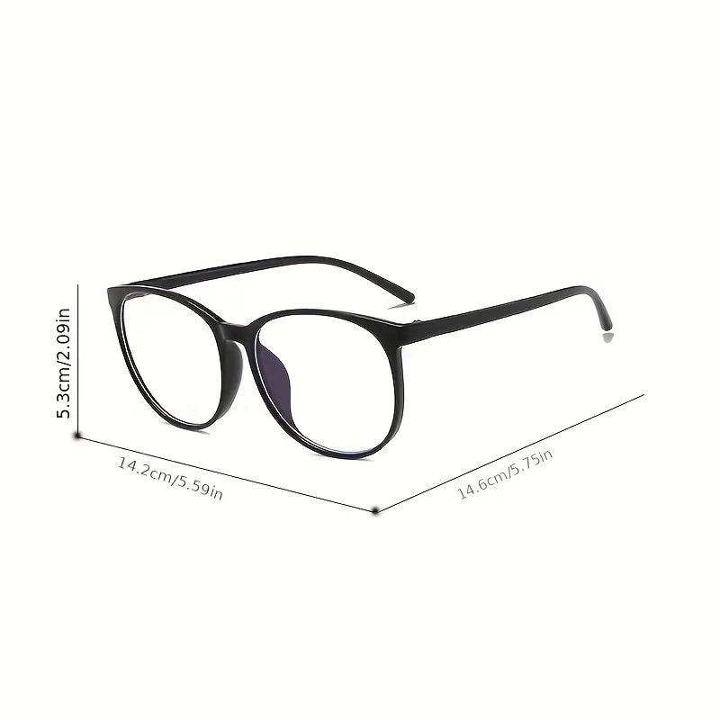 3PCS Large Round Glasses Are Simple Lightweight Durable and Suitable for Both Men and Women's Daily Fashion Accessories