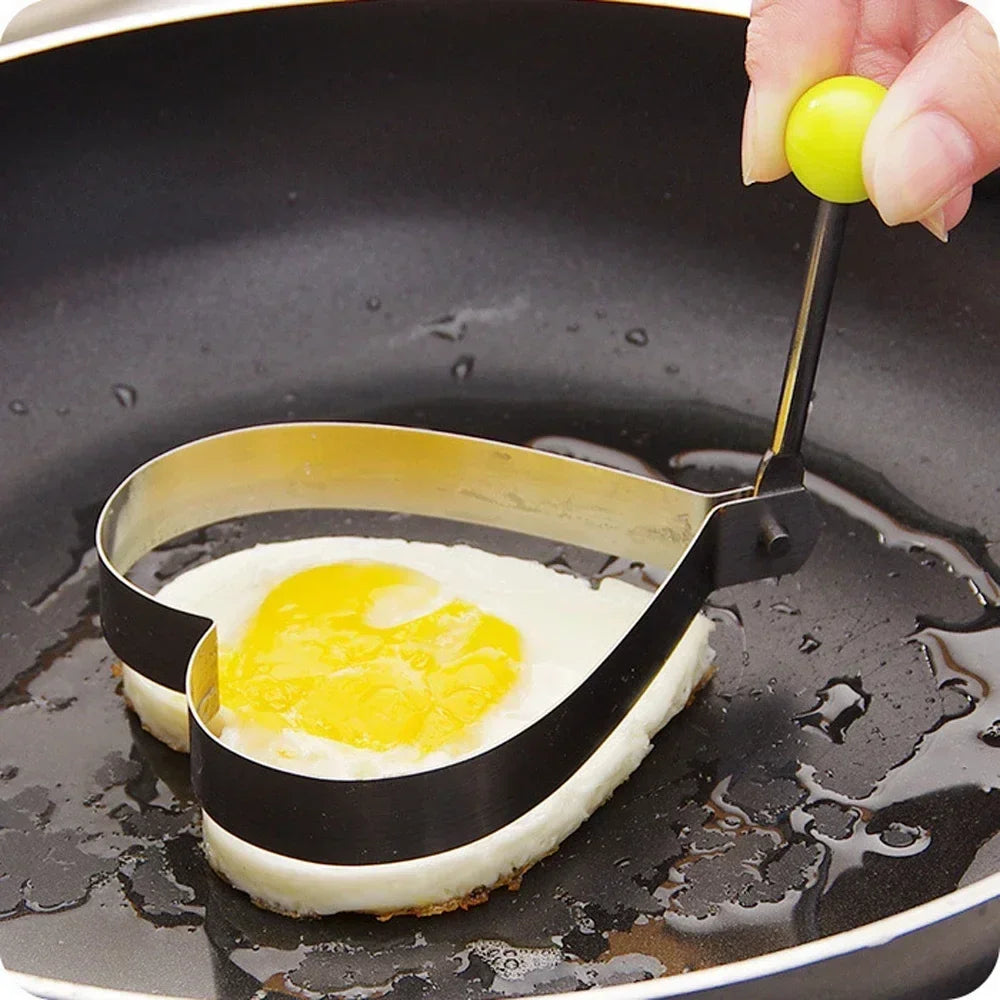 1/4/5PCS Stainless Steel Egg Rings Mold  Non-stick Round Pancake Omelette Shaper  Breakfast Baking Cooking Kitchen Gadgets