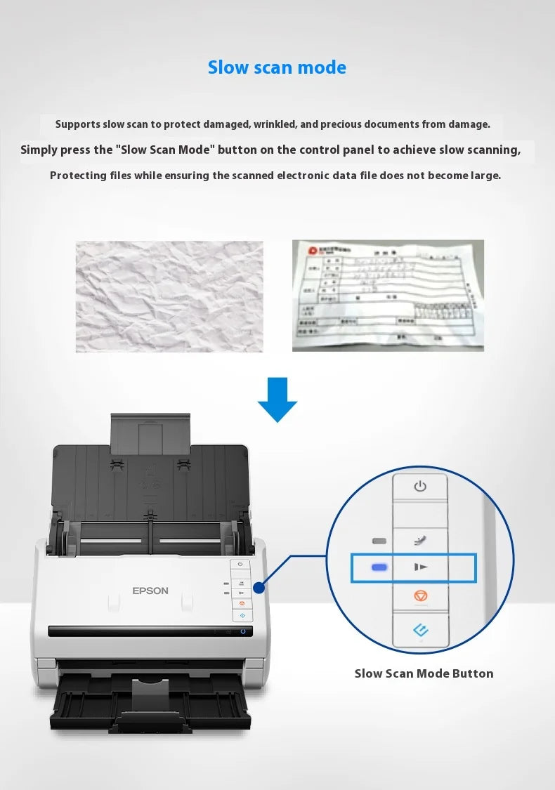 Suitable for DS-535II High Speed A3 Scanner Feed Color Document Contract Continuous Automatic USB Connection Cleaning Reminder