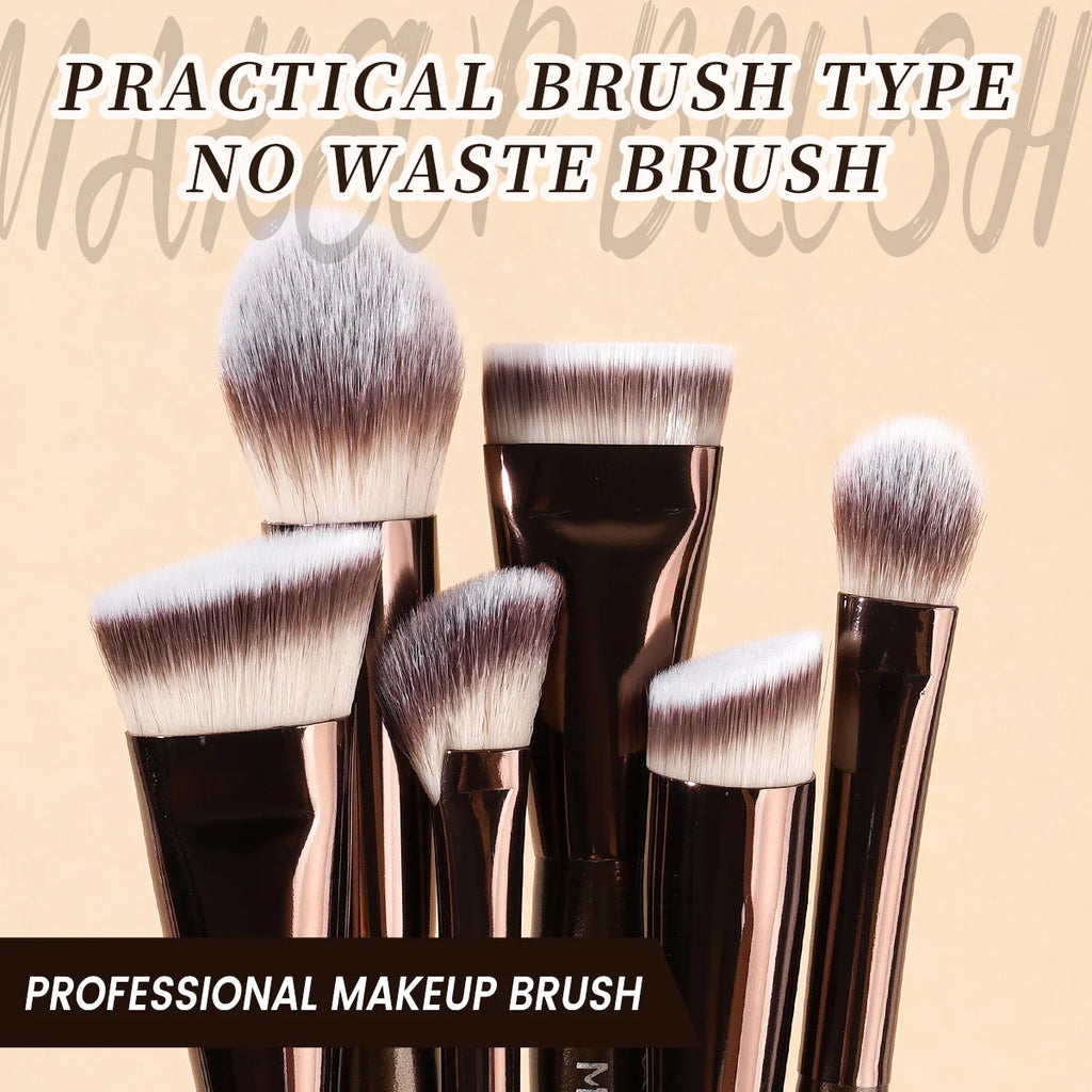 MAANGE 11pcs Makeup Brush Double Head Facial Makeup Brush Contour Brush Eyeshadow Brush Halo Dye Brush Detail Brushes Beauty Kit