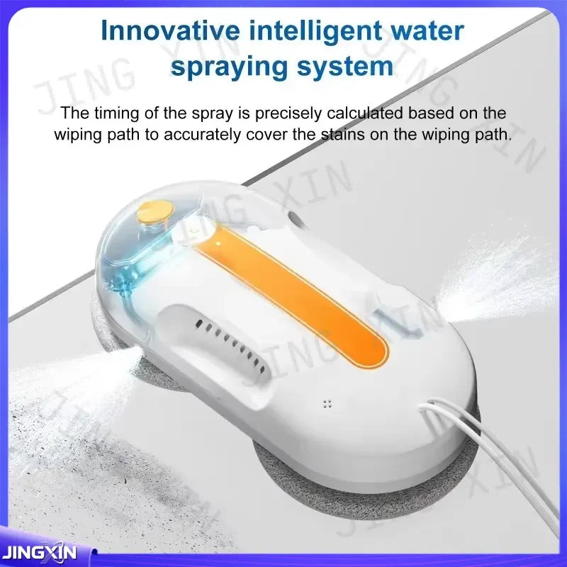 Experience the ultimate convenience in home maintenance with this advanced robotic window cleaning solution designed for