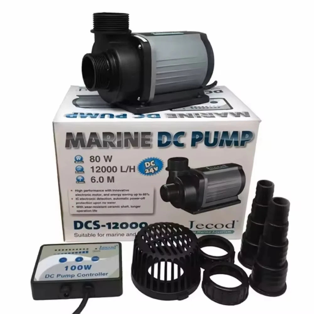 Jecod Jebao 100-240V DC Marine DC Submersible Pump Super Quite Circulation Return Pump 10 Speed Flow Adjustment