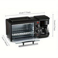 Breakfast Maker, Toaster, Sandwich Oven, Coffee Maker, Small Appliances 3-in-1 Multifunctional Home Toaster