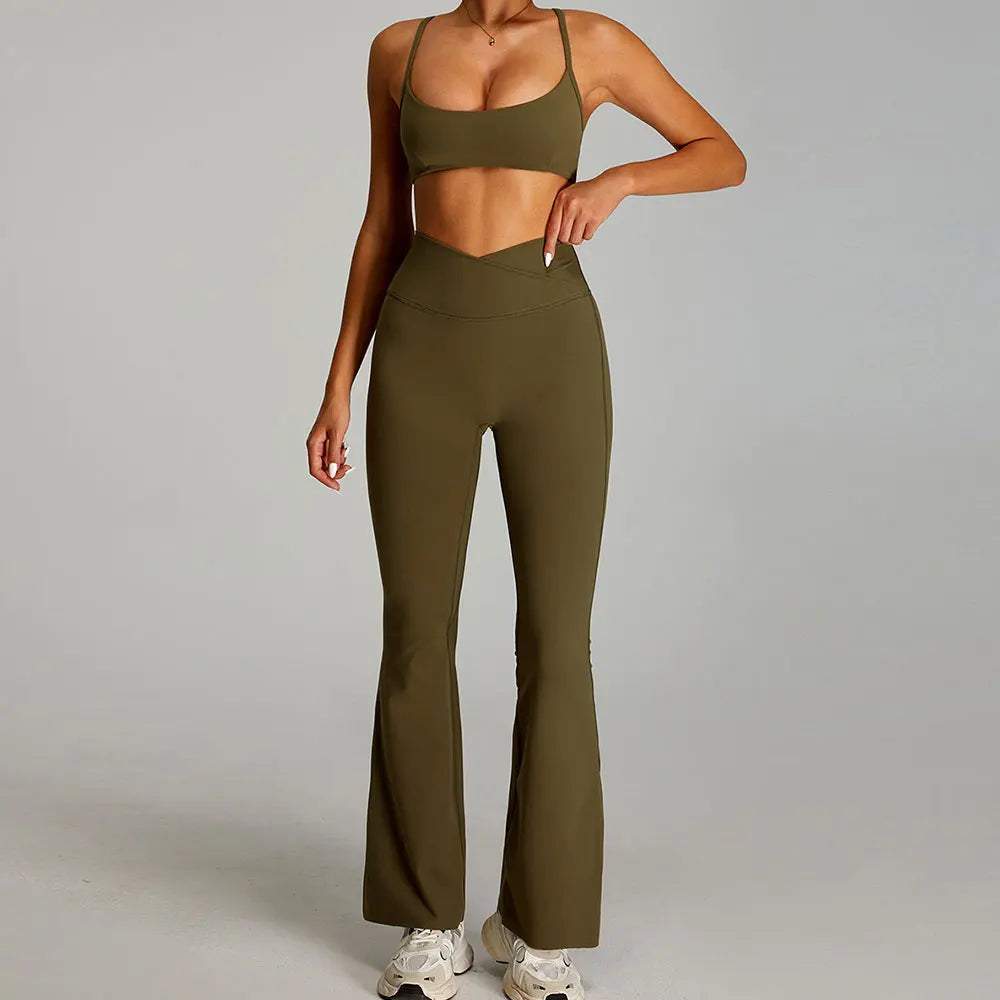 mikeyoga Women Yoga Suit 2PCS Sports Set Quick-Drying Gym Set Women Tracksuit Running Workout Short Sleeves Sports Yoga Clothing