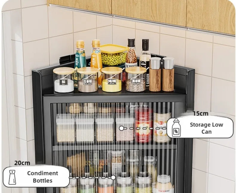 Corner Organizer Shelf Kitchen Angle Shelves Aesthetic Wall Storage Rack Multifunctional Floating Racks Kitchen Organization
