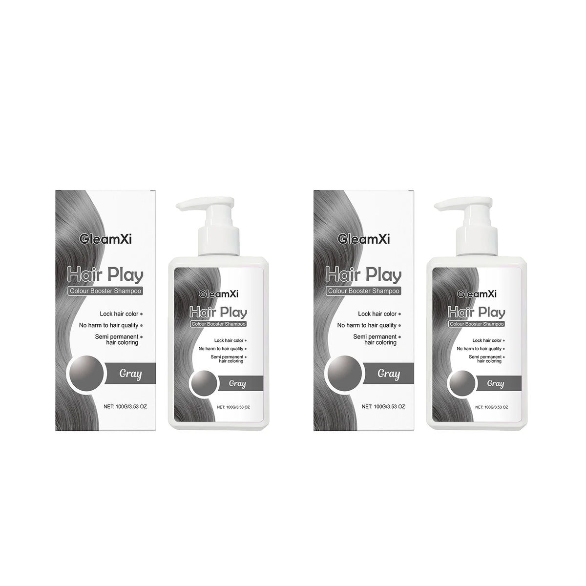 100g Hair Dyeing Shampoo Color-Locking Fade Prevention Gentle Cleansing Nourishing Smoothing Gray Color Fixing Hair Dye Shampoo