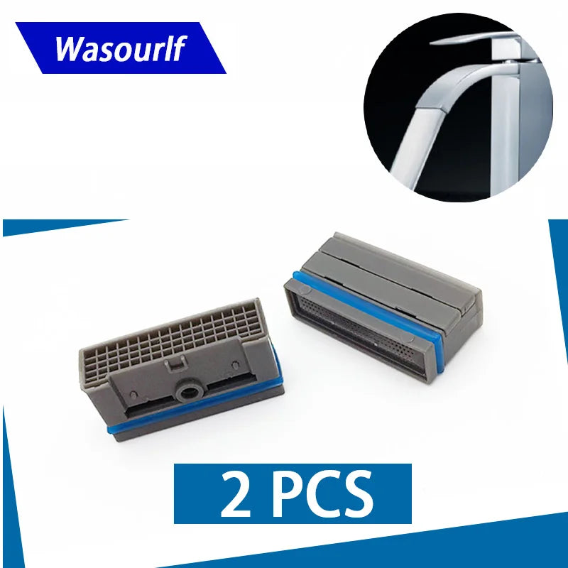 WASOURLF 2PCS Rectangle Square Oval Aerator Bubbler Male M24 Water Saving for Faucet Tap Spout Part Bathroom Kitchen Accessories
