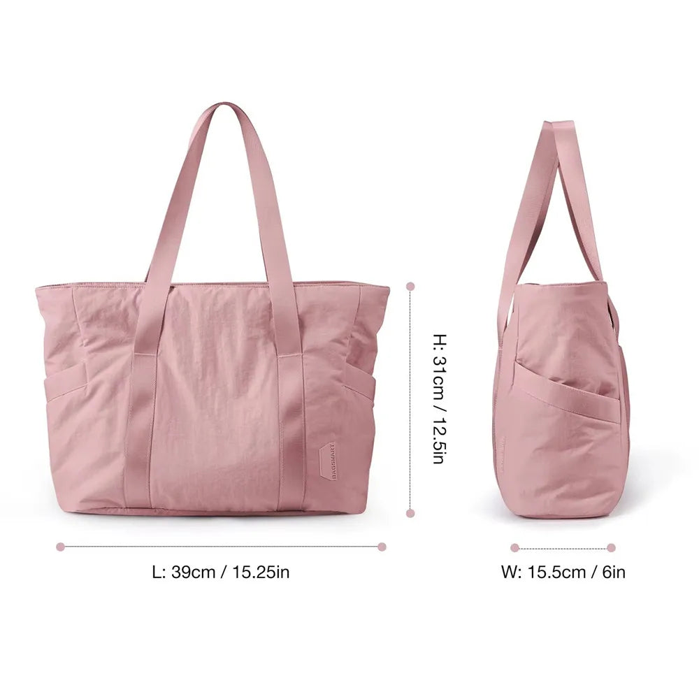 Women Tote Bag Waterproof Travel Duffel Bag Lightweight Shoulder Weekender Overnight Bag for Gyms Weekend Getaway
