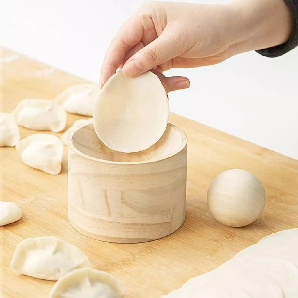 Dumpling Maker Non-Stick Wooden Manual Kitchen Gadgets Dumpling Mold Skin Maker Press tool, dumpling wrappers, kitchen gadgets